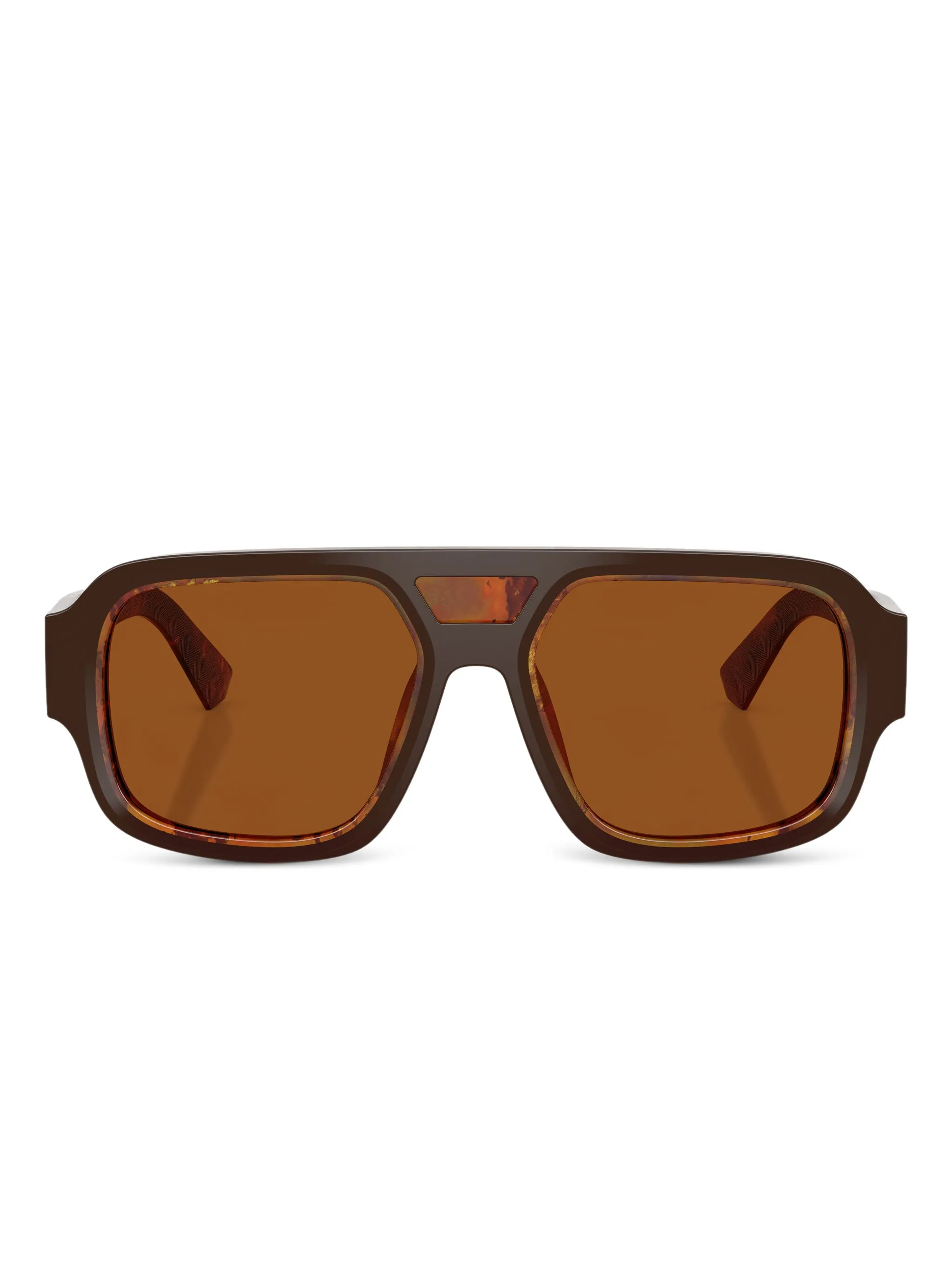 

Солнцезащитные очки в квадратной оправе Dolce & Gabbana, коричневый