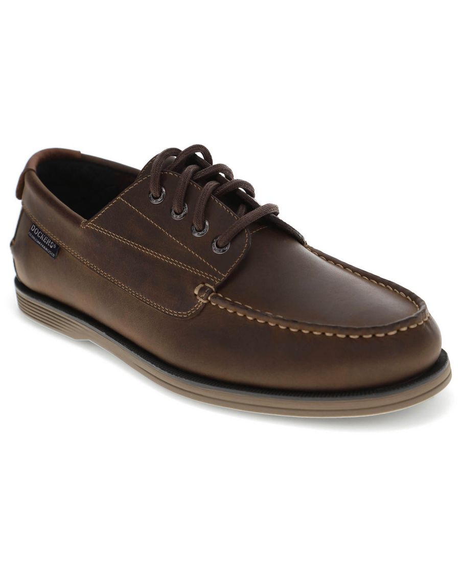 

Мужские лодочные туфли Dawson Active Rebound на шнуровке Dockers, Antique Brown