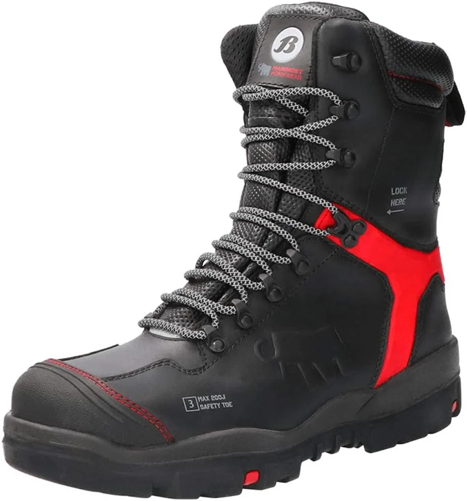 Ботинки Bata Mammoet Industrials Bolster S3 HG, Black Red Xw