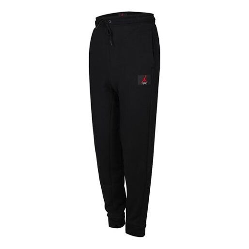 

Спортивные штаны Air Jordan Flight Casual Sports Knit Bundle Feet Long Pants Black, черный