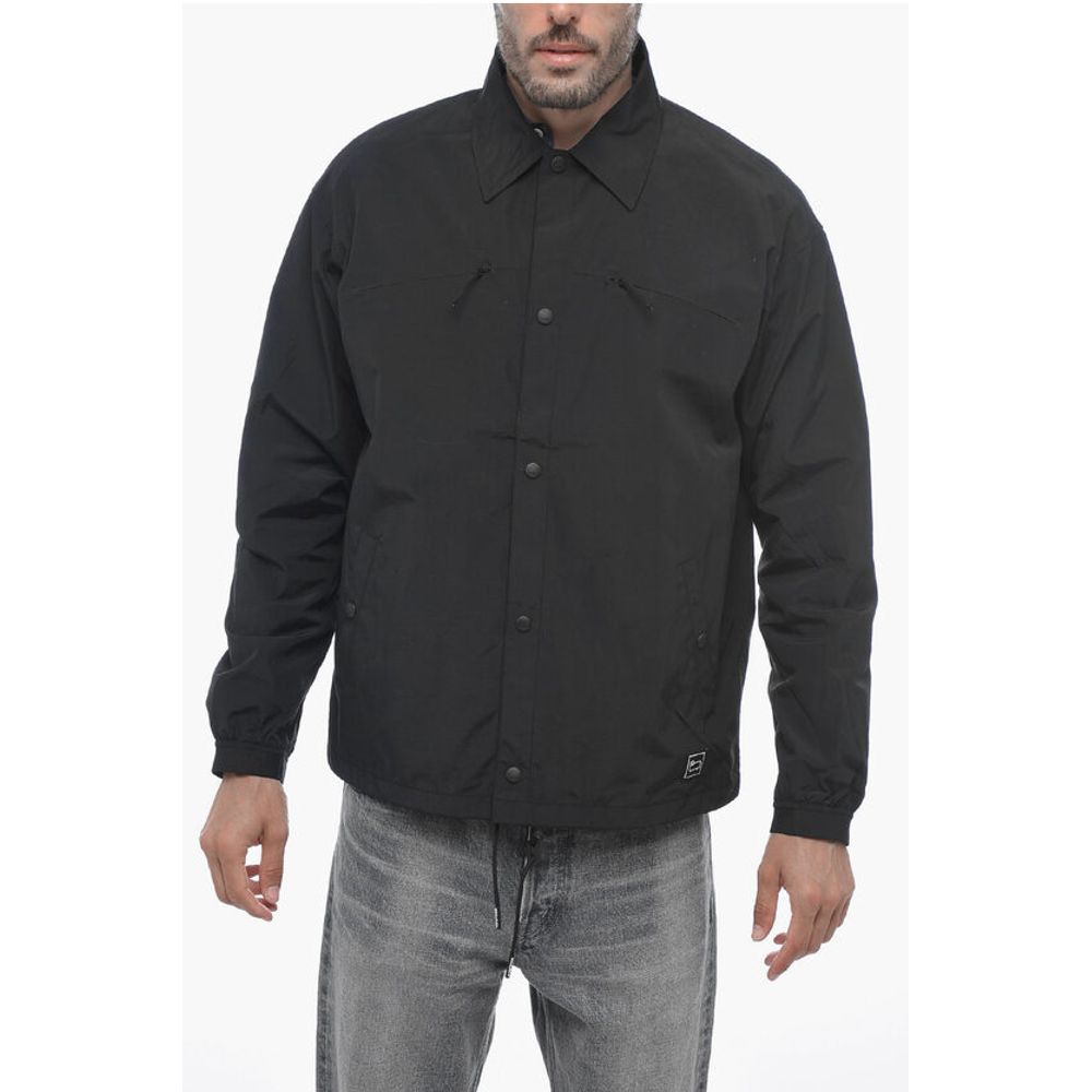 

Черные полиамидные куртки и пальто Woolrich, Black, Черный, Черные полиамидные куртки и пальто Woolrich, Black