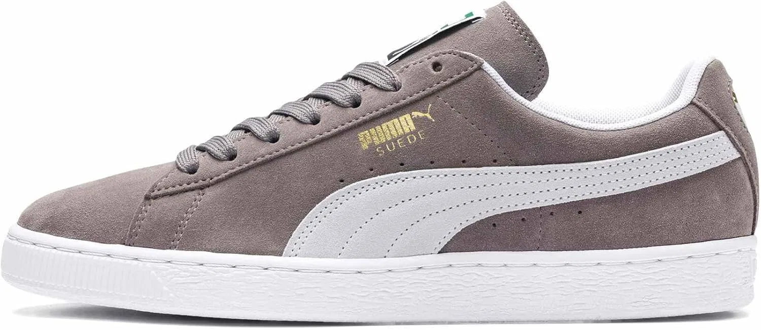 Мужские низкие кроссовки Puma Suede Classic+, Steeple Gray White
