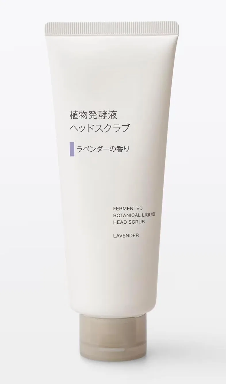 Скраб для кожи головы Muji Good Plant Fermentation Liquid, лавандовый аромат, 200 г
