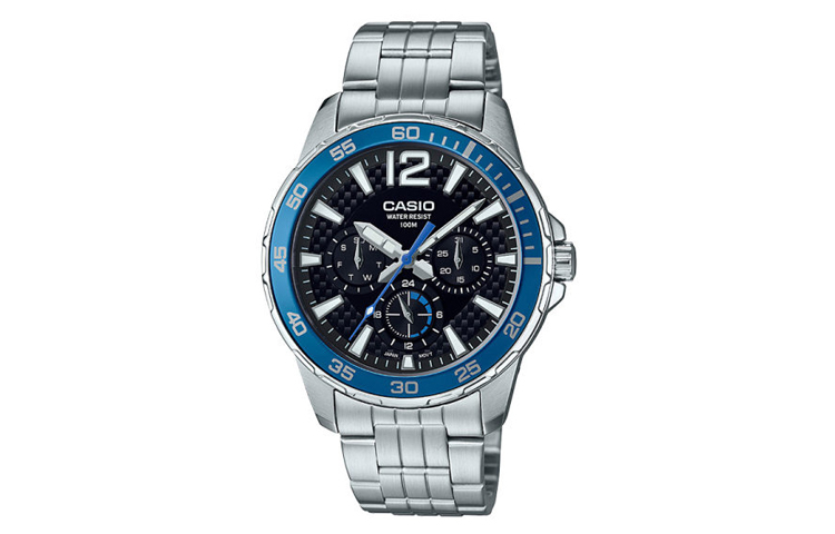 

CASIO Часы Men 41.4mm Black Watch, Black Dial