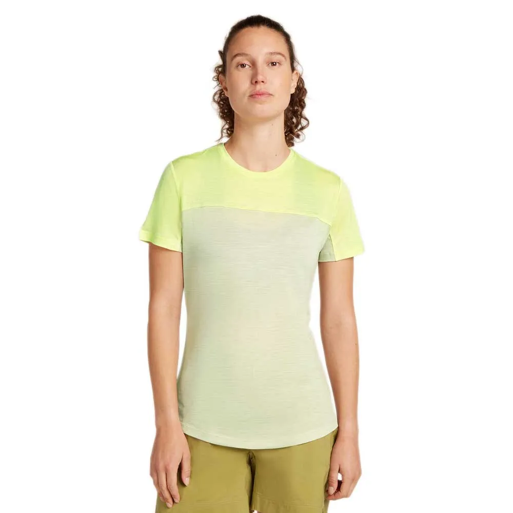 

Футболка с коротким рукавом Icebreaker Merino 125 Cool Lite Sphere III Colourblock, желтый