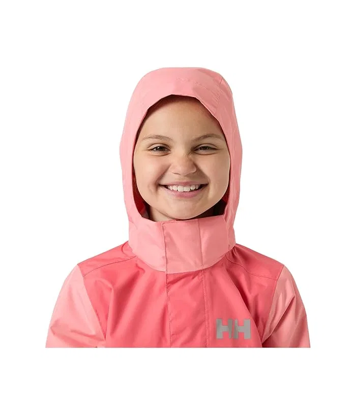 Дождевик водонепроницаемый Vancouver Rain Jacket Helly Hansen Kids, Coral Almond — фото 3