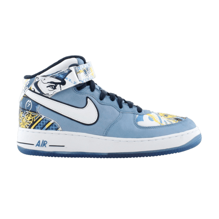 

Кроссовки Nike Air Force 1 Mid Premium M Vick 'Collection Royale', синий