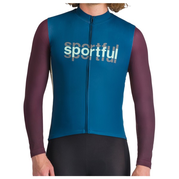 

Термомайка с логотипом Supergiara - велосипедная майка Sportful, голубой