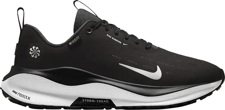 

Кроссовки ReactX Infinity Run 4 GORE-TEX 'Black White', черный