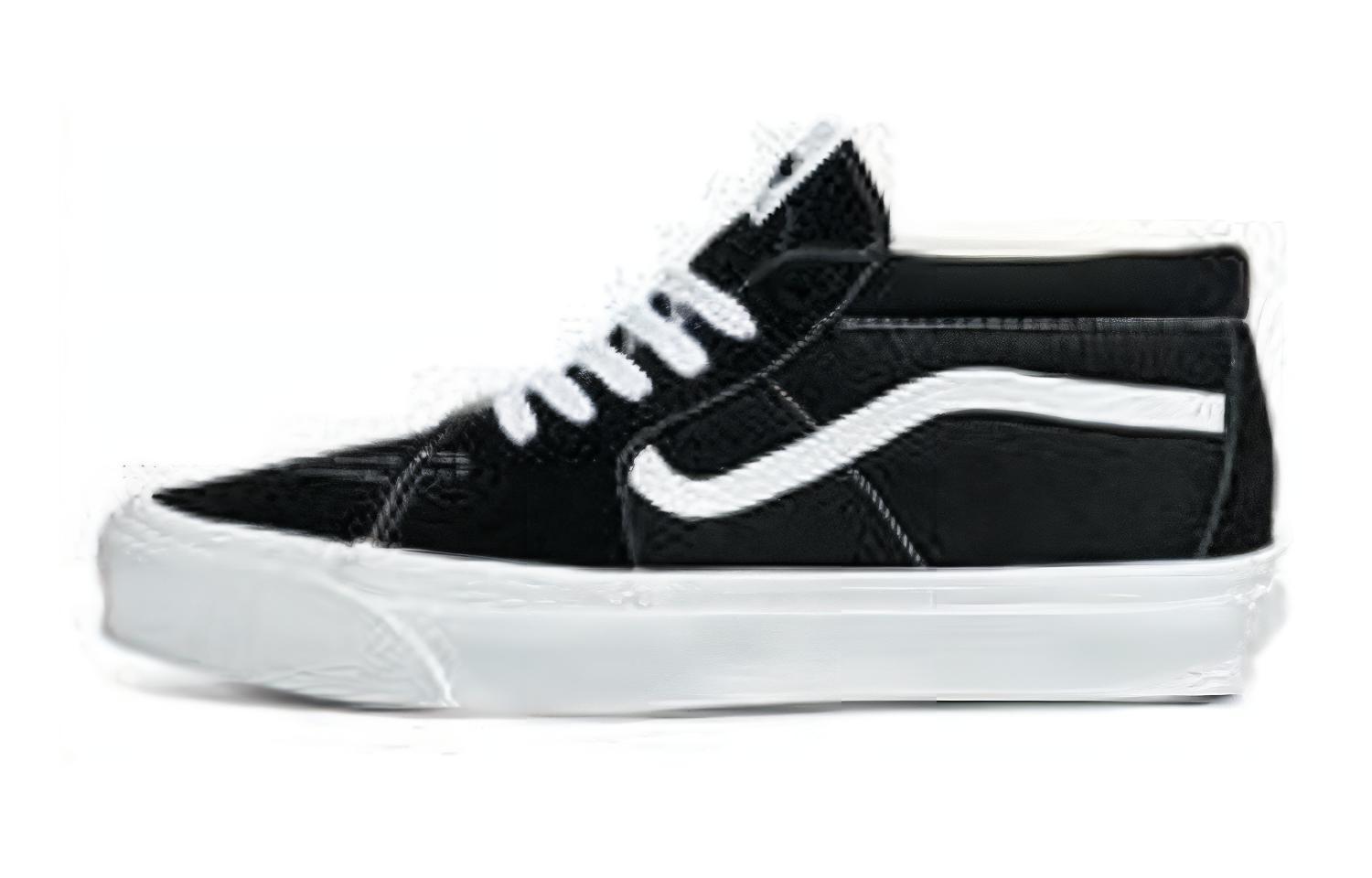 

Vans Скейтборд кеды Sk8 Mid Reissue 83 'Black White', цвет Black White