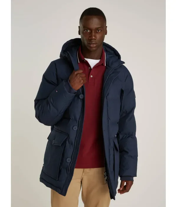 Пуховая куртка ROCKIE regular fit Tommy Hilfiger, темно-синий