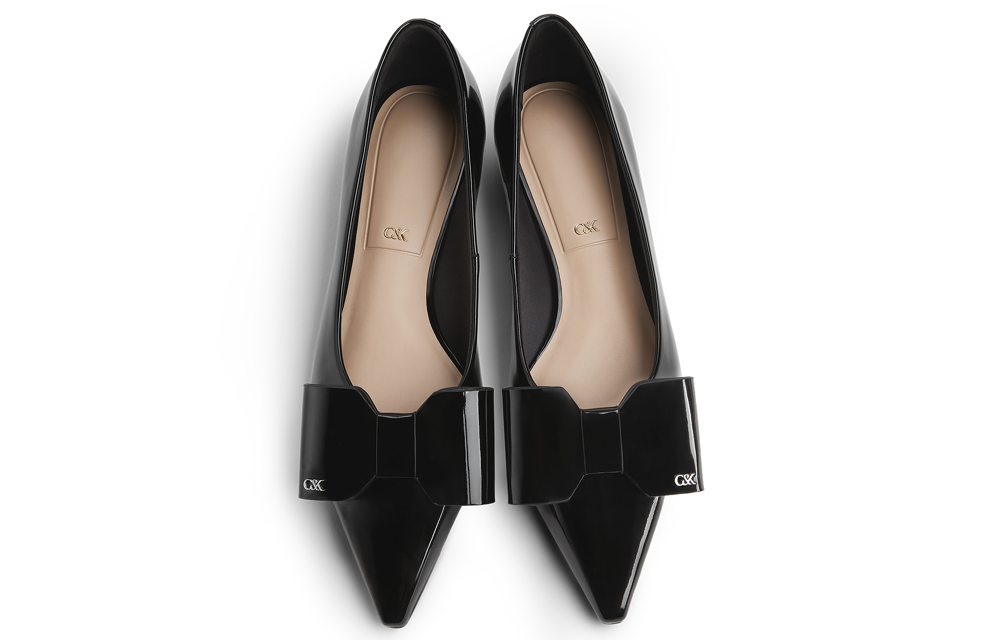 CHARLES&KEITH Маленькие женские повседневные туфли CK 1,6 см - черные, цвет Black — фото 4
