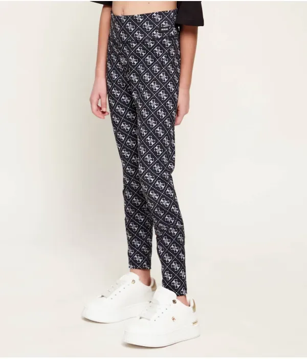 Леггинсы skinny fit Guess, черный
