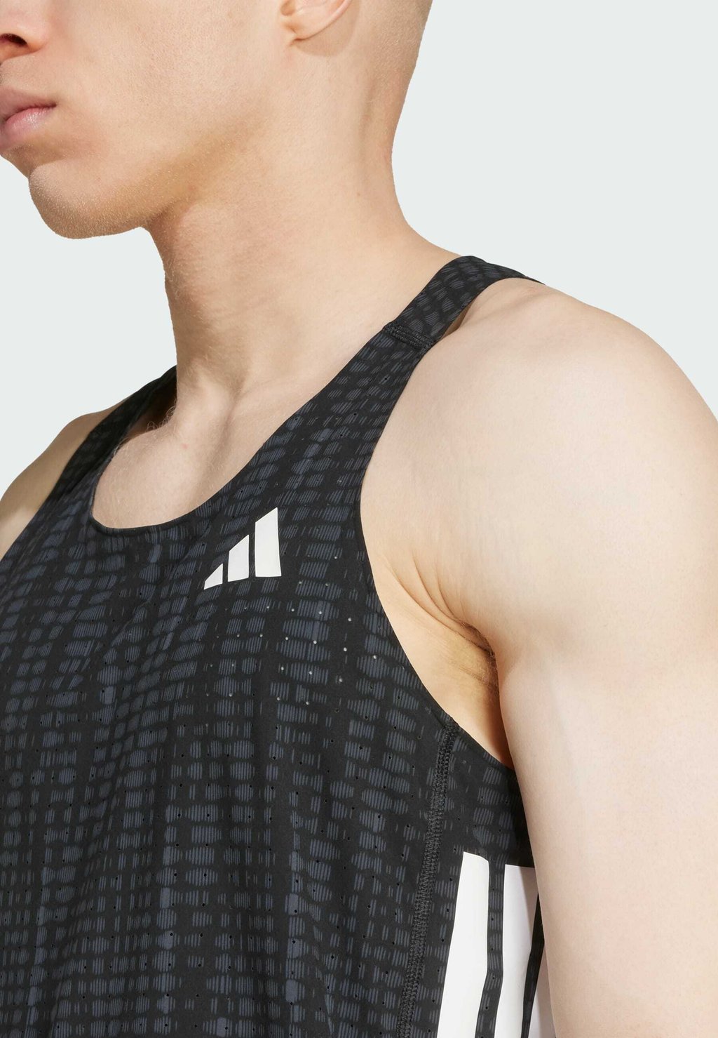 Топ RUNNING SINGLET adidas Performance, серый — фото 3