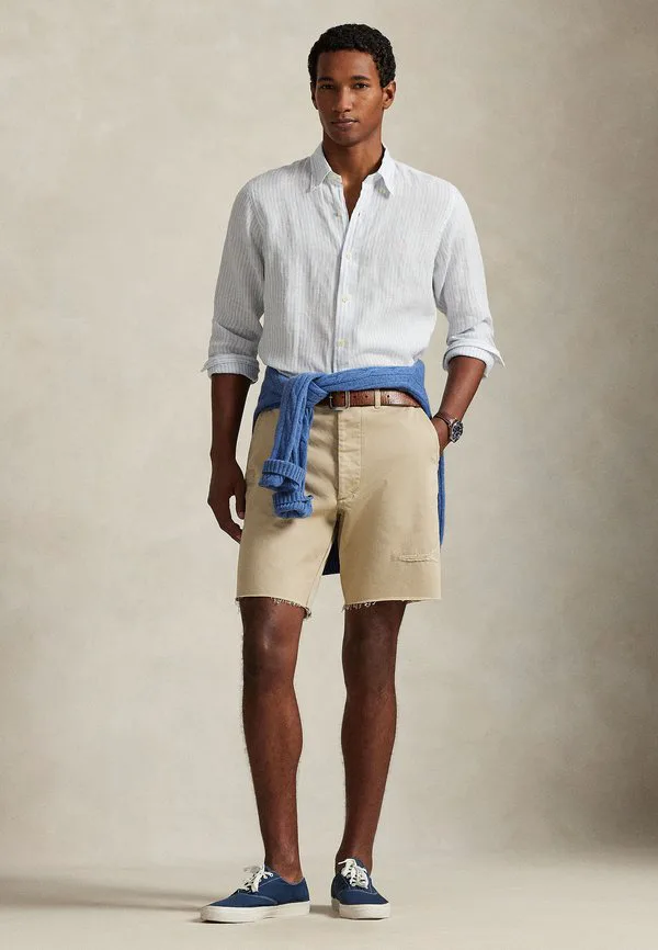 Спортивная рубашка Polo Ralph Lauren, White Blue — фото 2