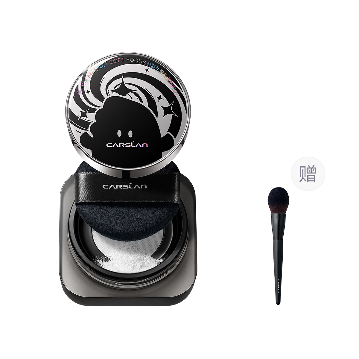 

Рассыпчатая пудра для женщин Carslan, little черный magnet limited | oil control edition transparent