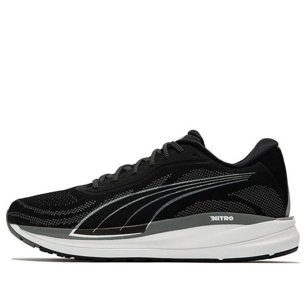 

Кроссовки magnify nitro knit 'black castlerock' Puma, черный