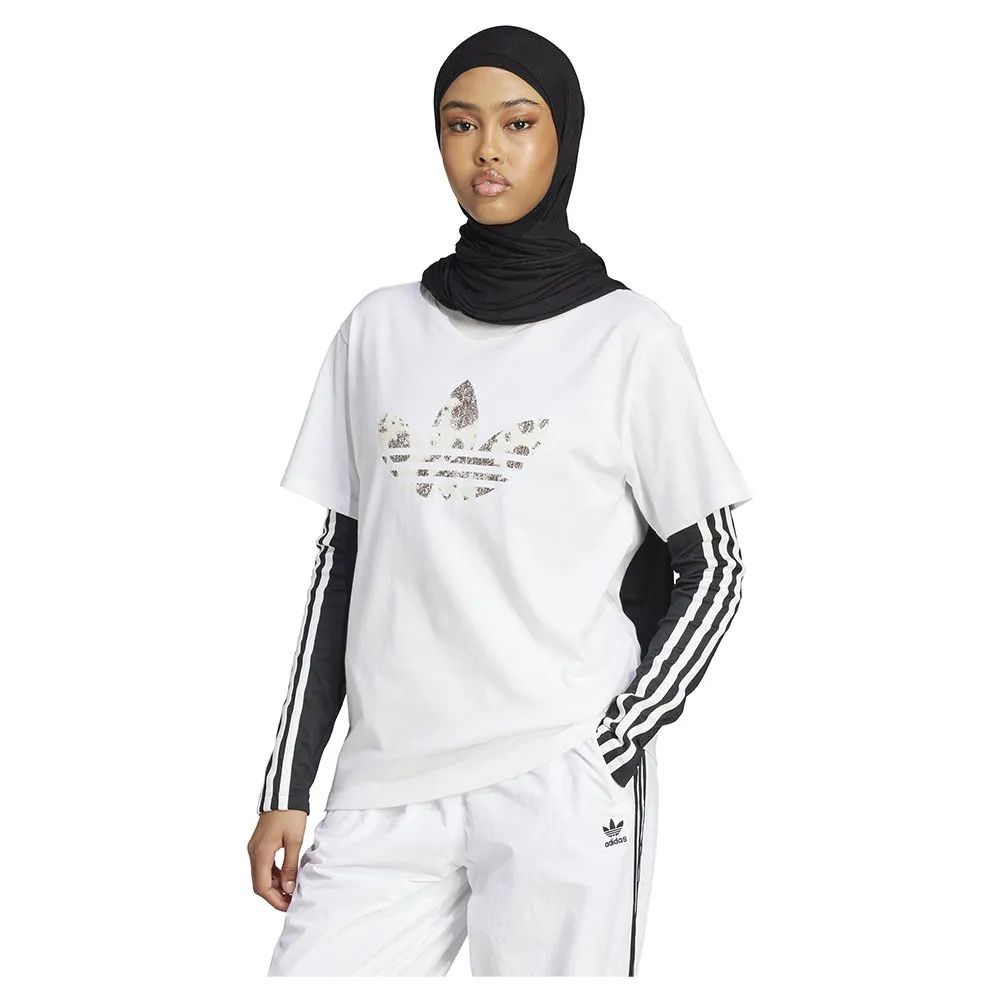 

Футболка с коротким рукавом adidas Originals Trefoil, белый