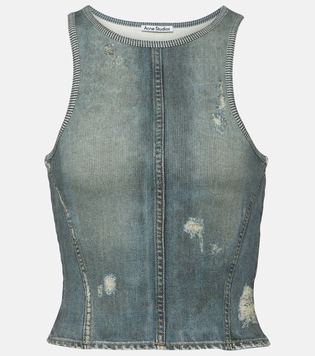 

Джинсовый топ elaia Acne Studios, синий