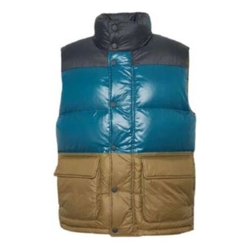 

Жилет down quilted vest 'olive metallic green' Converse, зеленый