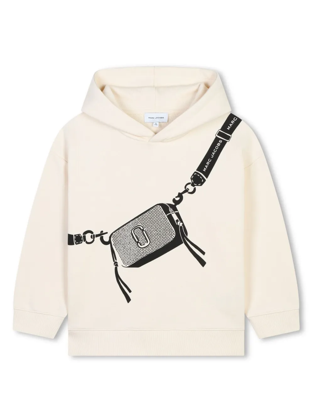 

Худи с принтом Snapshot Bag Marc Jacobs Kids, нейтральный