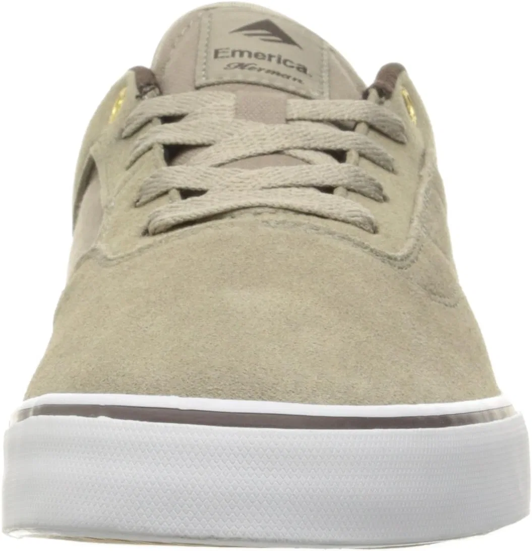 Мужские скейтбордные кроссовки Emerica The Herman G6 Vulc, Grey Warm Grey — фото 2