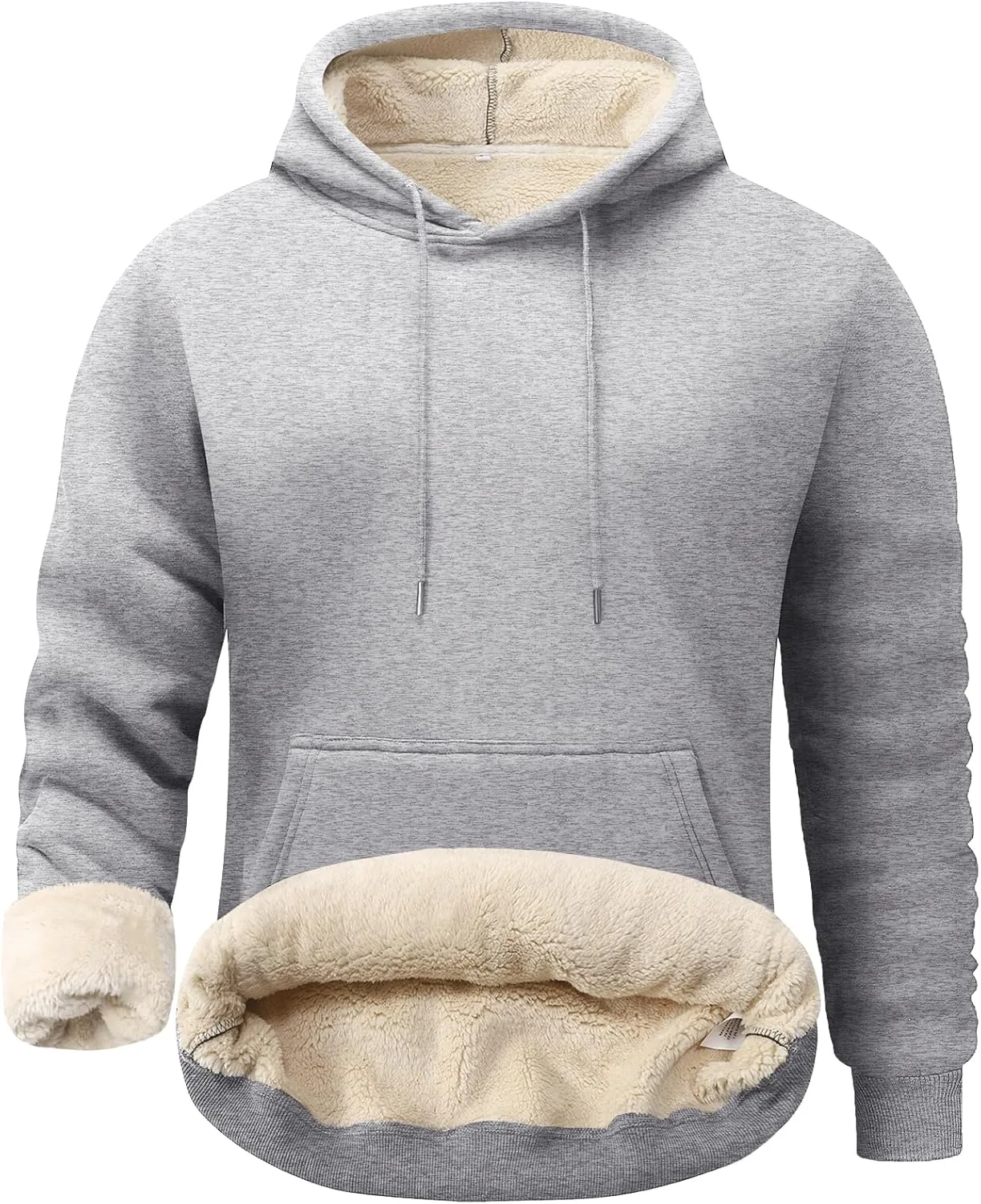 

Flygo мужская повседневная худи с флисовой подкладкой sherpa