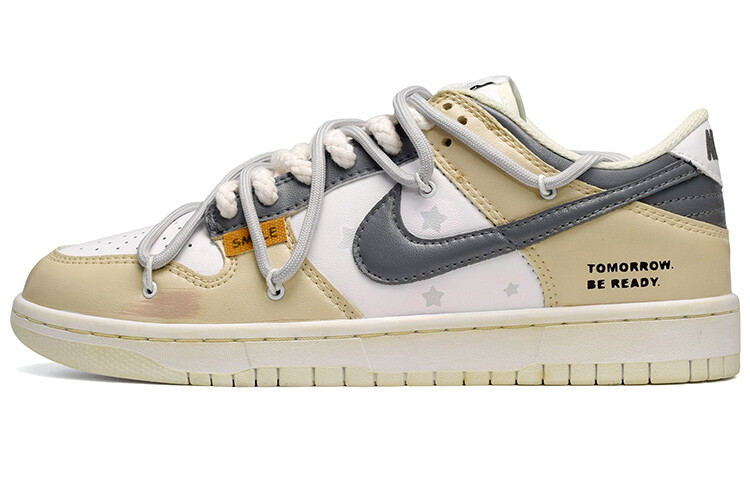 

Кроссовки для скейтбординга Dunk мужские с низким верхом Meter/серый/белый Nike