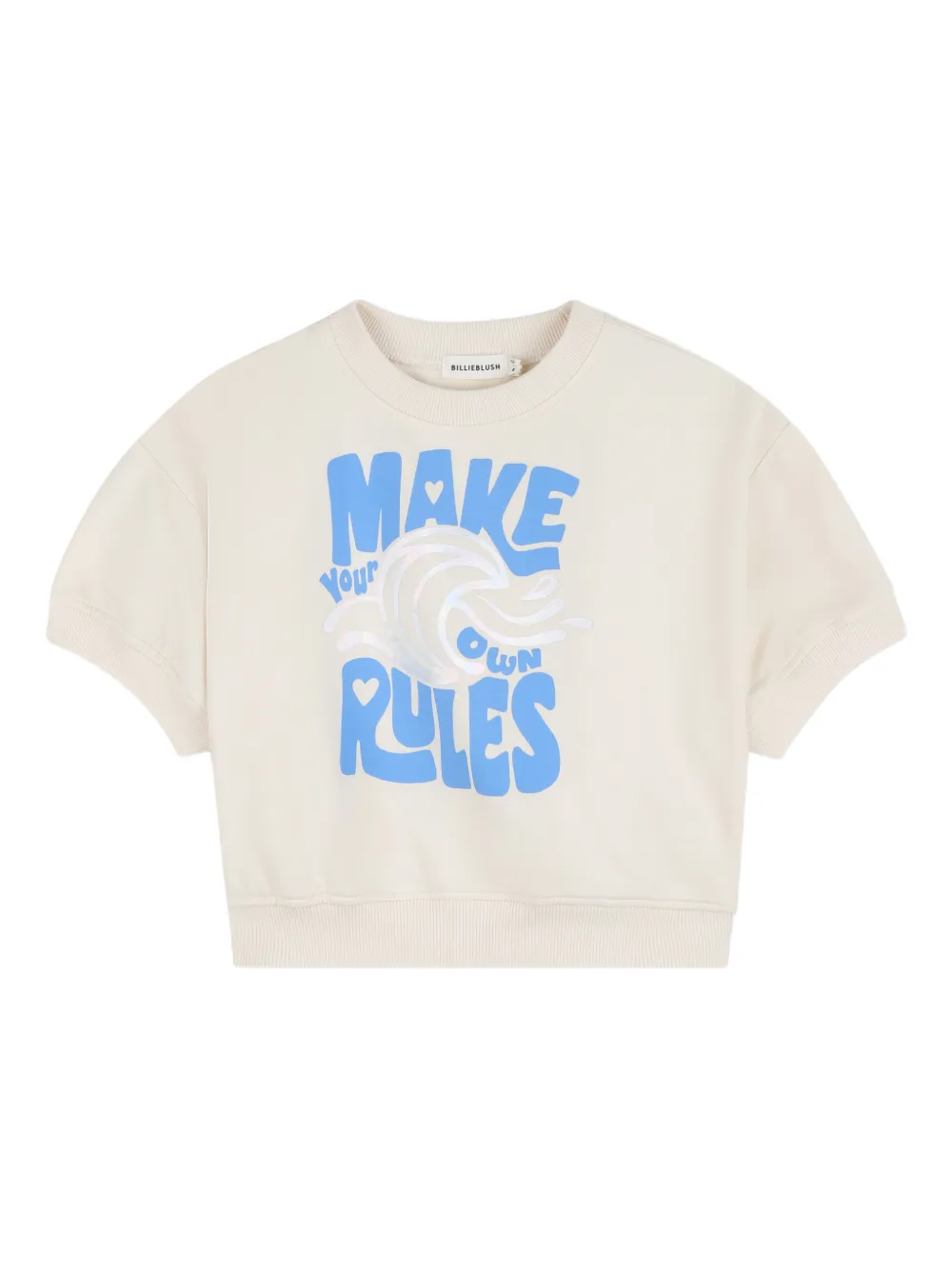 

Свитер с короткими рукавами Billieblush, бежевый