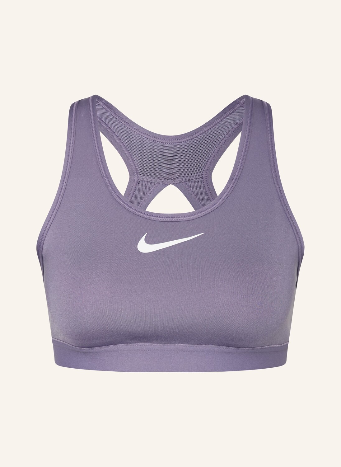 

Спортивный бюстгальтер-галочка с сеткой Nike, фиолетовый