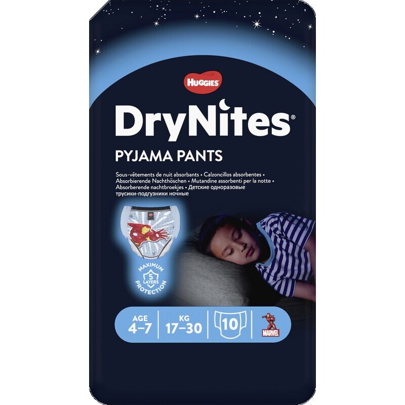 

Пижамные штаны «Мальчики» Drynites, 10 шт.