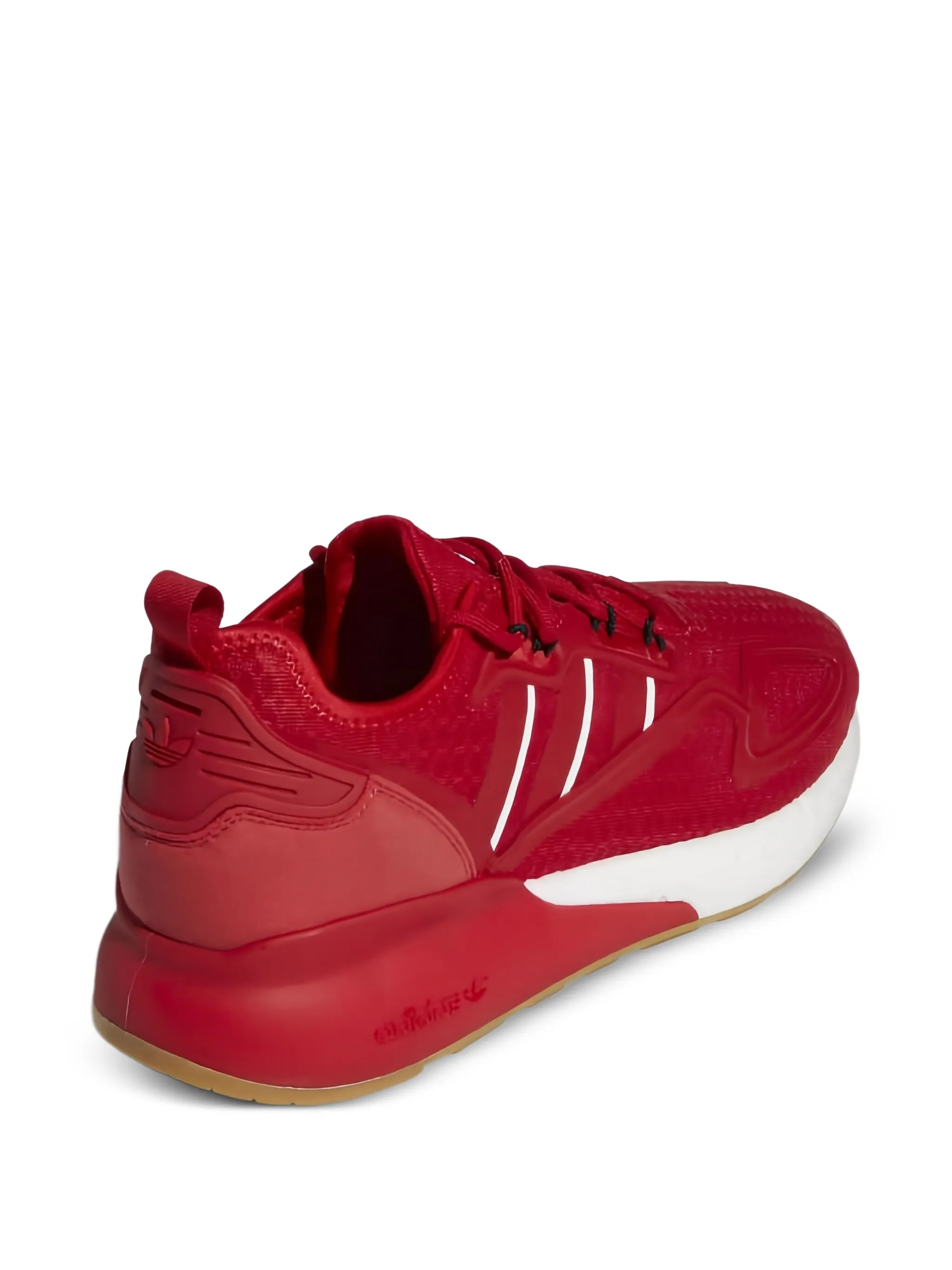 Кроссовки ZX 2K Boost Scarlet Gum Adidas, красный — фото 3