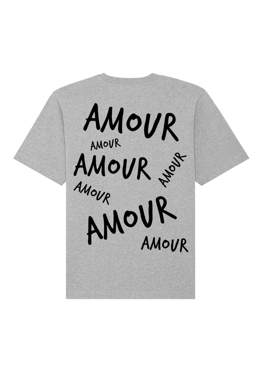 

Футболка с принтом AMOUR 3 BACK HEAVYWEIGHT Mira Paris, пятнистый серый