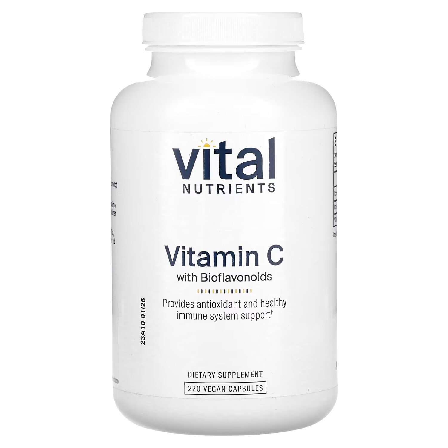 

Витамин С с биофлавоноидами Vital Nutrients, 220 капсул