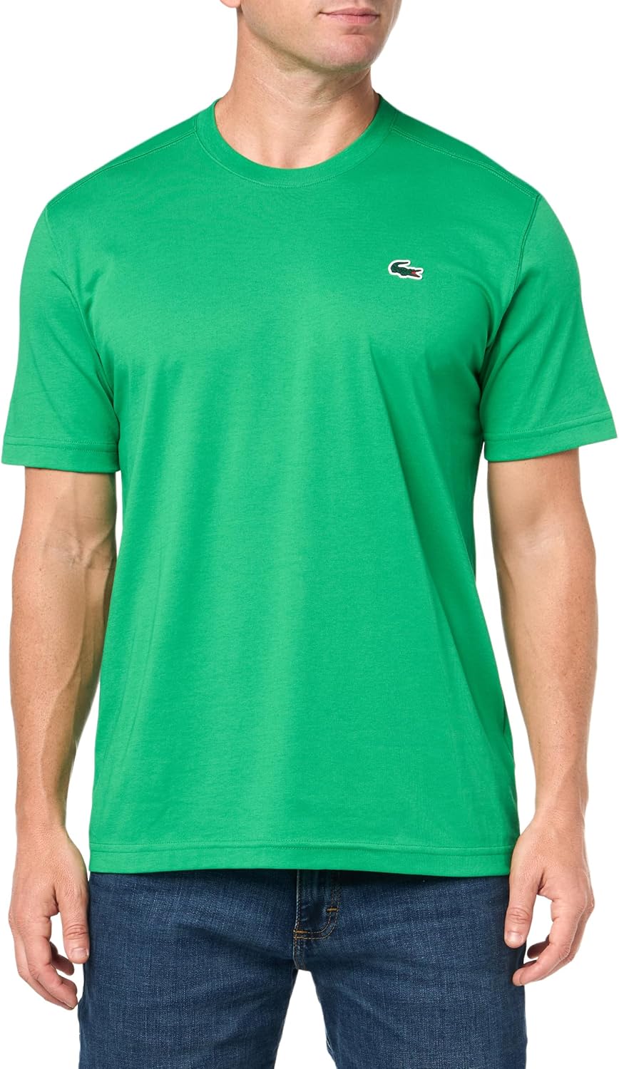 

Мужская спортивная футболка Lacoste из ультрасухого хлопка, Bright Green
