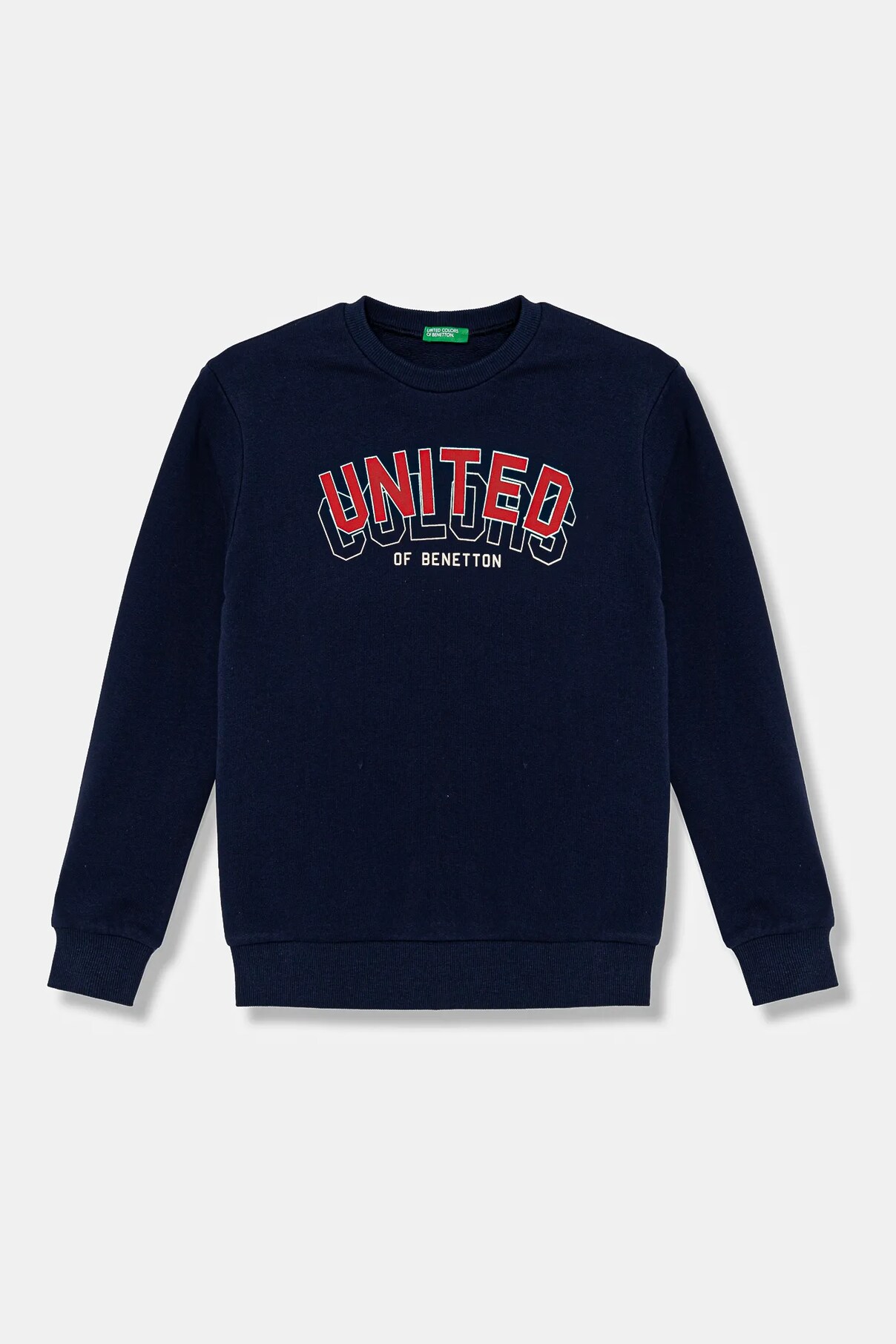 

Детская хлопковая толстовка United Colors Of Benetton, темно-синий