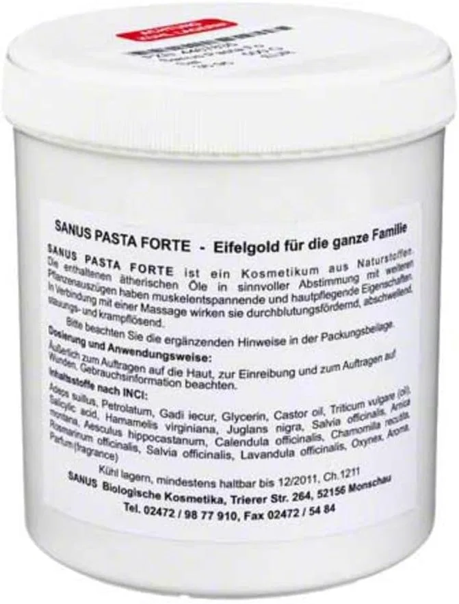 Мазь SANUS Pasta forte, 500 г ‎Sanus