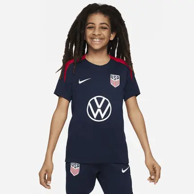 

Топ Nike USMNT Strike, цвет Obsidian/Sport Red/White