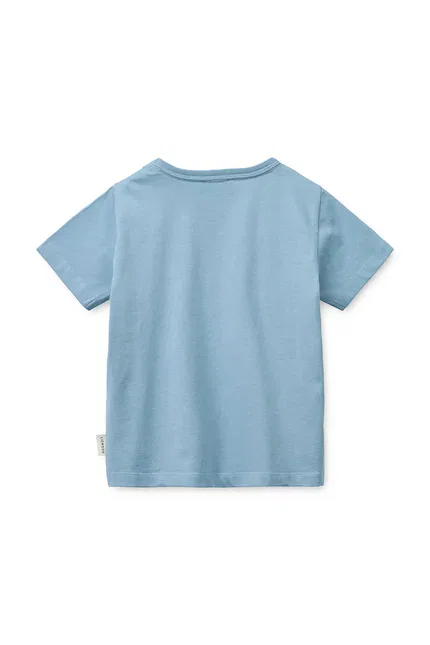 Футболка с принтом Apia Shortsleeve Liewood, синий — фото 2