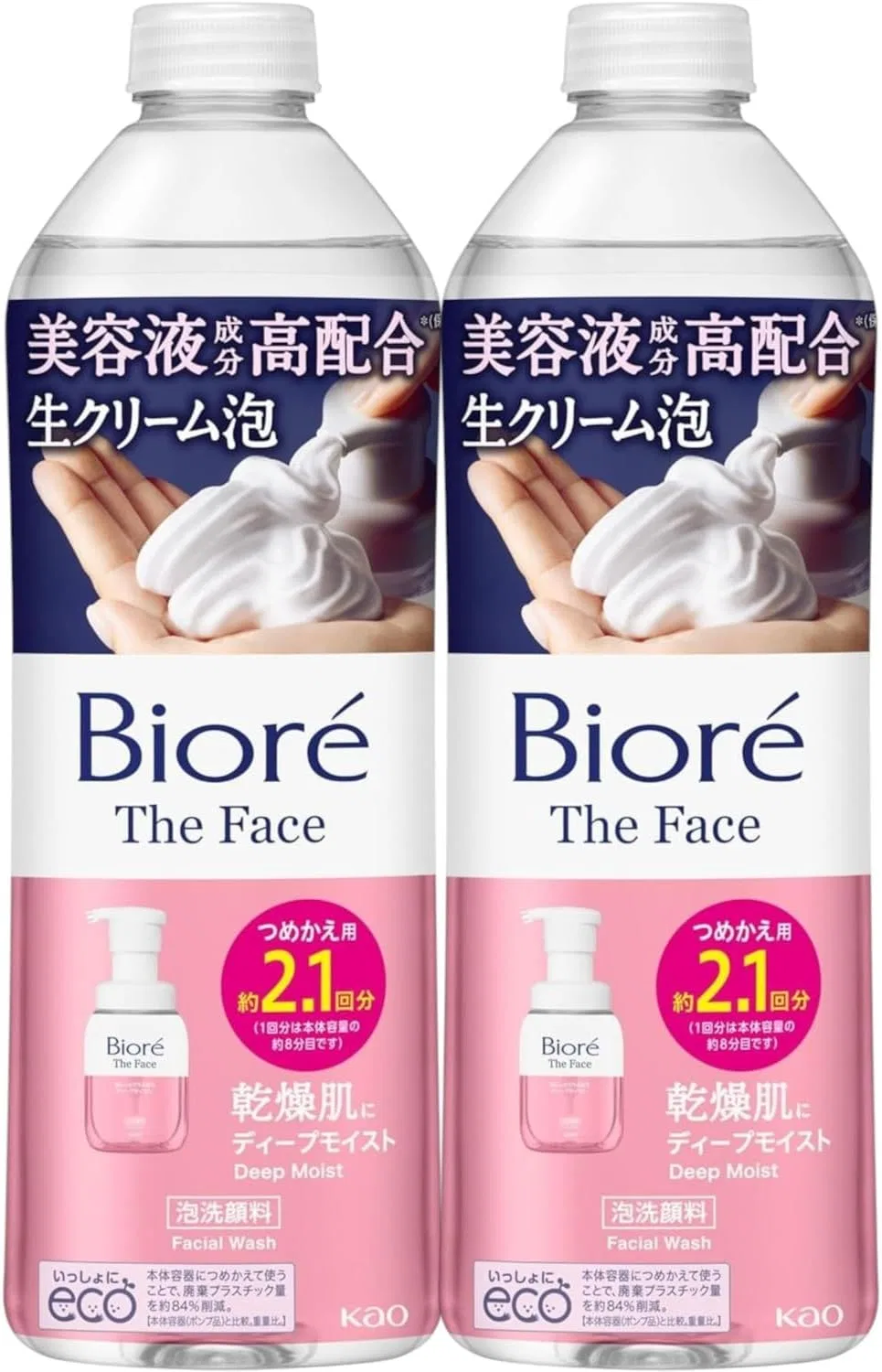 Гель для умывания Moruro — Biore The Face Deep Moist увлажняющий, 340 мл