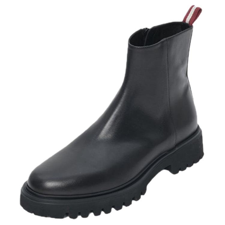 Bally Мужские ботильоны из телячьей кожи, черный — фото 4