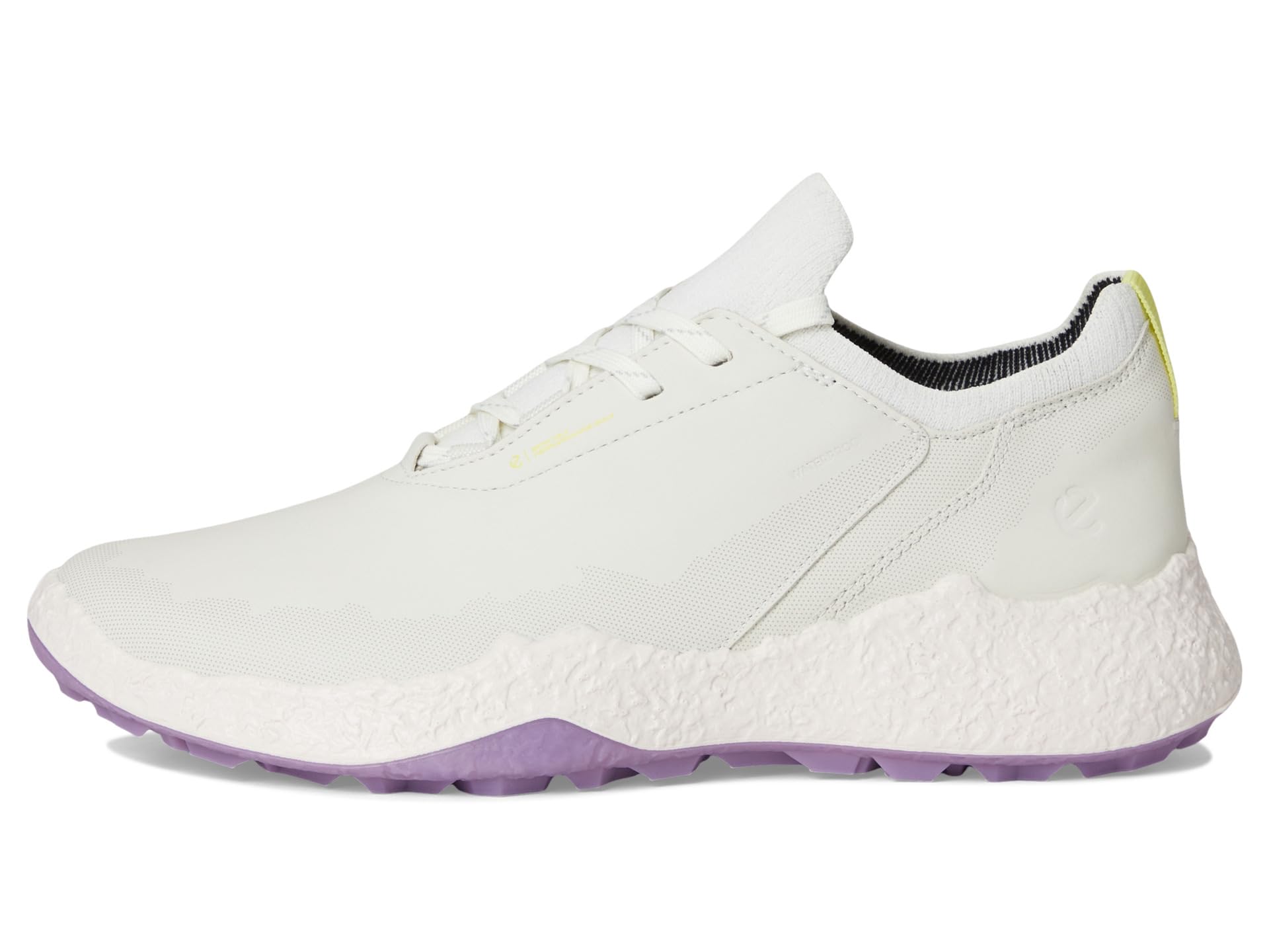 Кроссовки ECCO Golf BIOM Hybrid 5 Lace Waterproof Golf Shoe, цвет White/Lavender Mist — фото 4