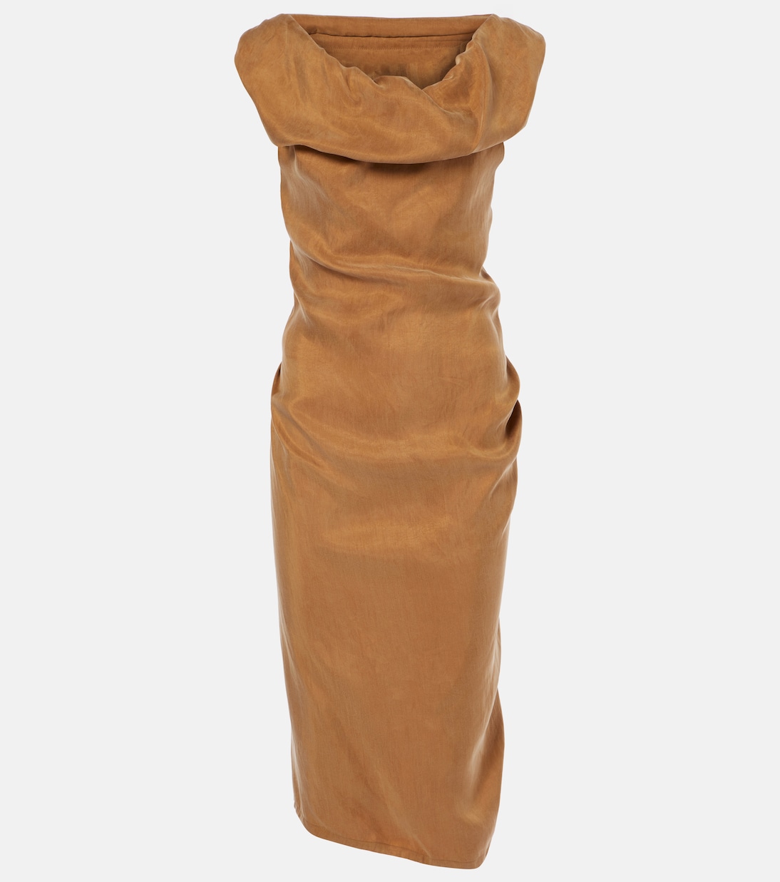 

Платье Джинни с драпировкой Vivienne Westwood, кэмел