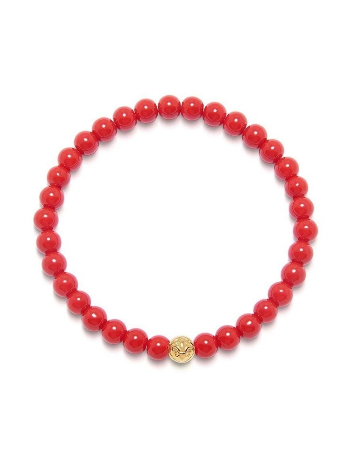

Браслет с жадеитом Nialaya Jewelry, красный