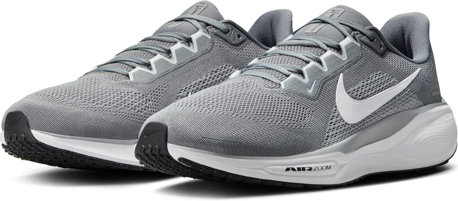 Кроссовки для бега Nike, серый/белый/волчий серый/чистая платина — фото 2