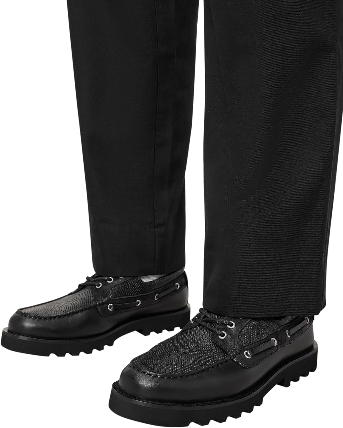 Кроссовки AllSaints Men's Boat Shoe, черный — фото 2