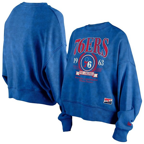 

Женский свитшот Philadelphia 76ers Hardwood Classics enzyme wash oversized boxy pullover New Era, Серый, Женский свитшот Philadelphia 76ers Hardwood Classics enzyme wash oversized boxy pullover New Era
