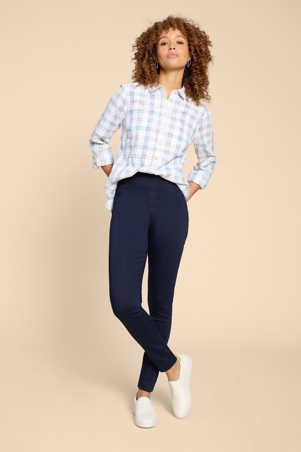 

Джеггинсы Джейни White Stuff, синий