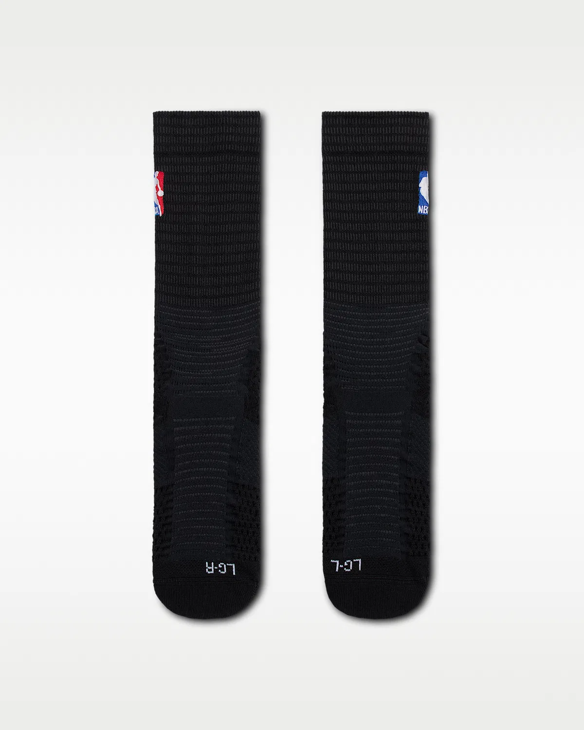 Dri-FIT ADV NBA Cushioned Crew Socks (1 Pair) Nike Unicorn, Black/Anthracite/Rush Blue/White — фото 2