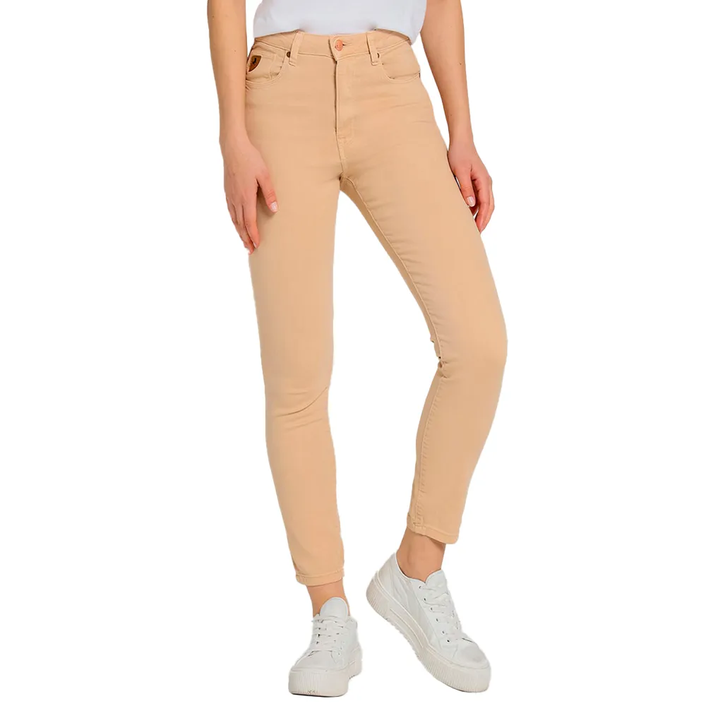 

Брюки с высокой талией Lois Jeans 8621, бежевый